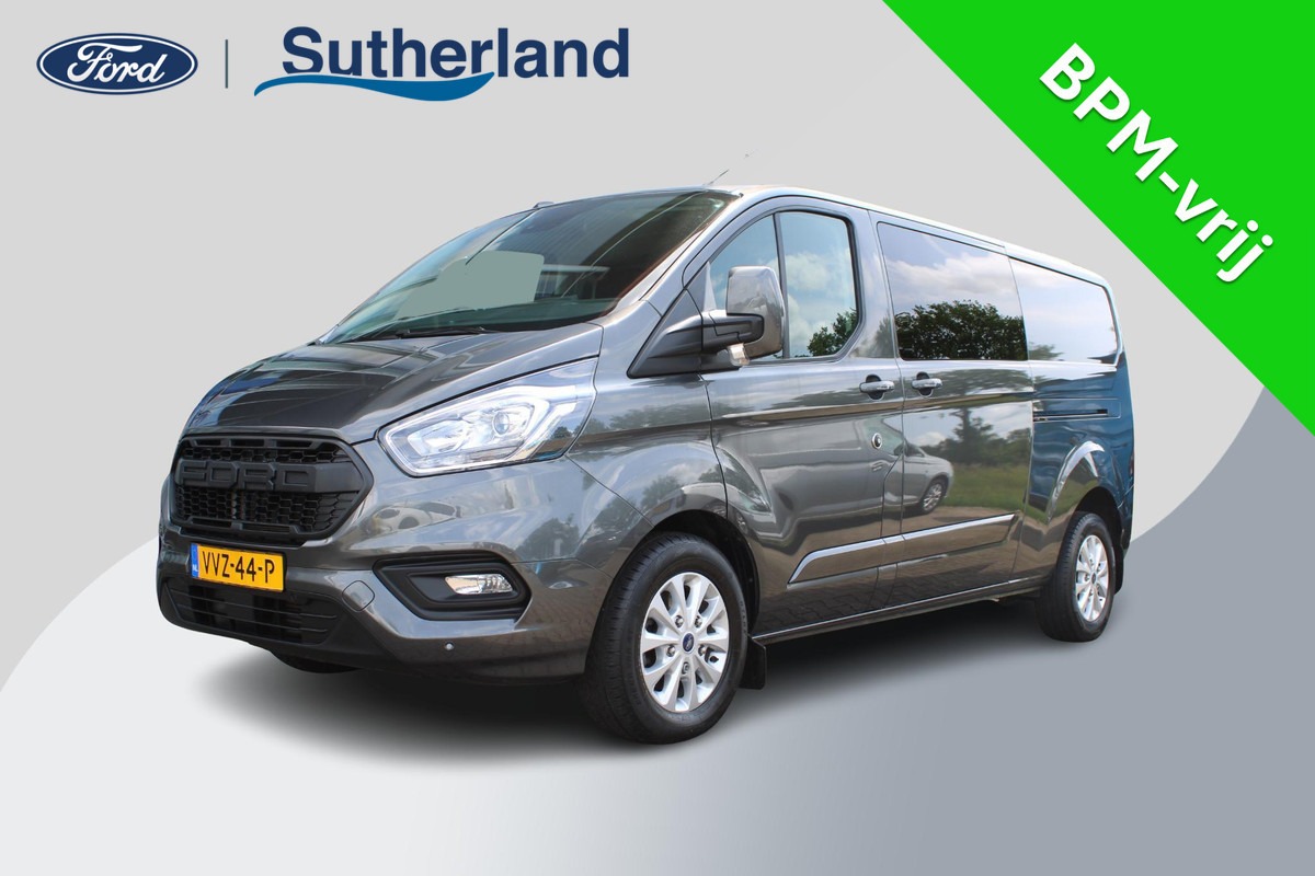 Ford Transit Custom 320 2.0 TDCI L2H1 Limited DC | SCI | 6-zits | Stoelverwarming | Trekhaak | Camera |  Raptor grille