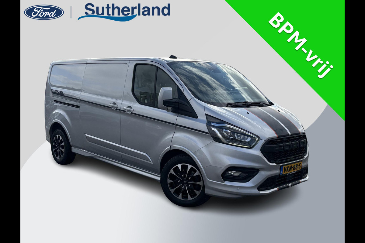 Ford Transit Custom 320 2.0 TDCI L2H1 Sport | Zuid | Automaat 185pk | Camera | Bi-Xenon | Trekhaak | Stoelverwarming | Betimmering + Vloer | Raptor Grille