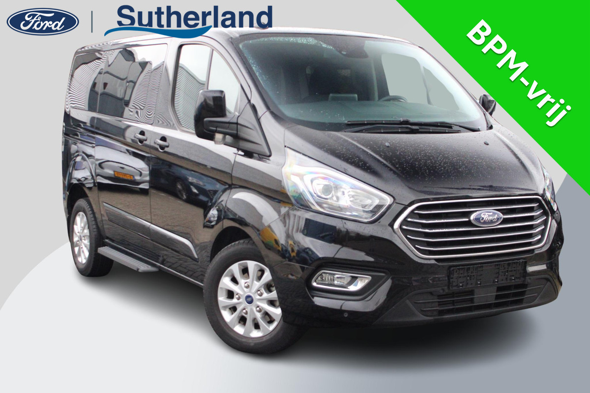 Ford Tourneo Custom 320 1.0 EcoBoost L1H1 PHEV Titanium Zuid | Hybride voertuig met groot accupakket| 8 persoons | marge geen BTW en incl. BPM | 8persoons personen Bus | ideaal voor personen vervoer |