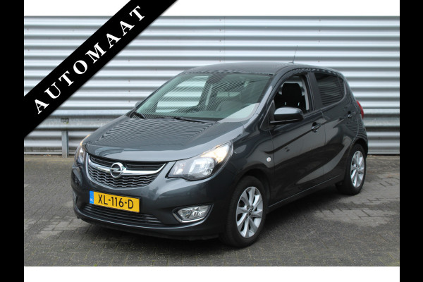 Opel KARL 1.0 ecoFLEX 75pk Innovation AUTOMAAT NL-Auto NAP Clima Cruise Carplay Leder 15"LMV Stoelverwarming