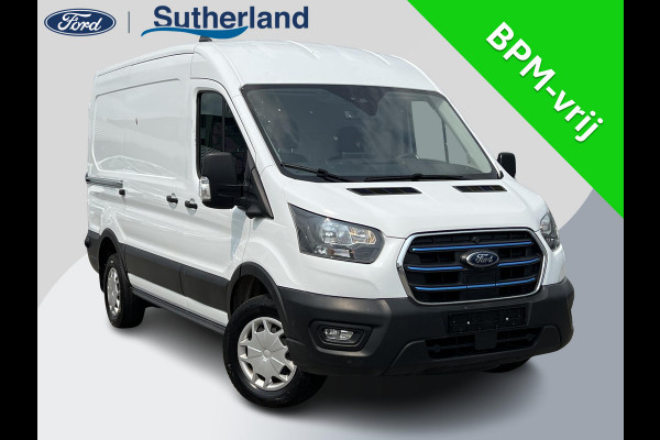Ford E-Transit 350 L2H2 Trend 68 kWh 184pk | ZUID | Pro Power on board | Navigatie | Adaptieve Cruise |  Digitale binnenspiegel | Laadruimtebescherming | Reservewiel | H7 batterij | LED laadruimteverlichting