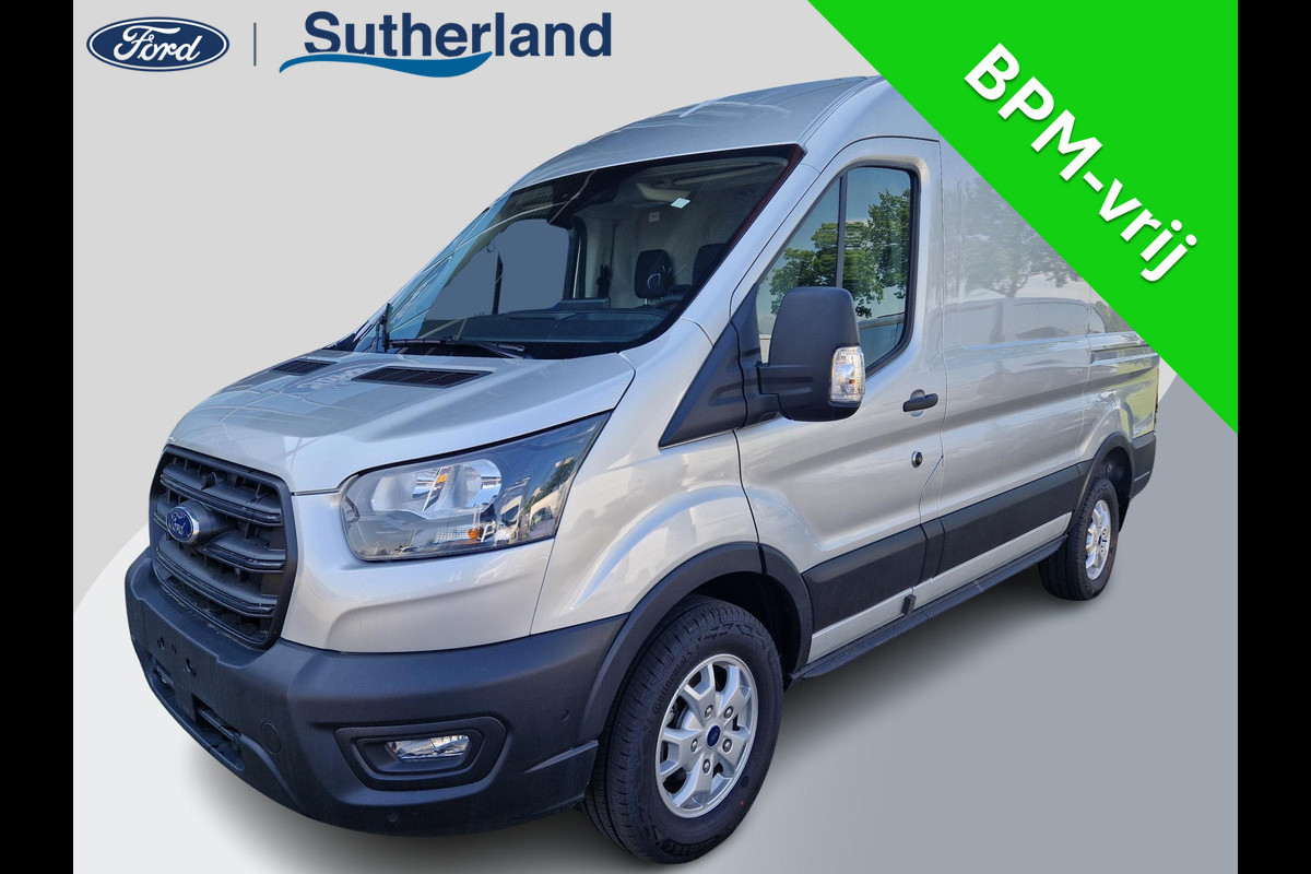 Ford Transit 330 2.0 TDCI L2H2 Trend 170 PK Zuid | Nieuw | SYNC 4 scherm | Driver assistance pack | Trekhaak | Stoelverwarming | Elektrisch vertelbare stoel | Safety & comfort pack 1 |16 inch lichtmetalen velgen | Reservewiel