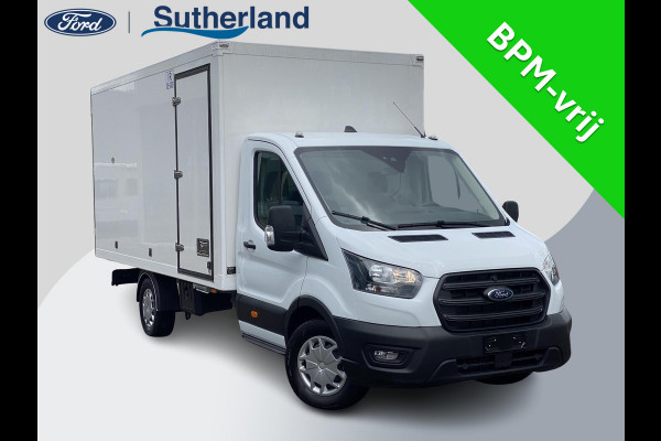 Ford Transit 350 2.0 TDCI L4H1 Trend RWD | 130pk | Zuid | Geïsoleerde Bakwagen! | Zijdeur | Deuren achter | Airco | Cruise control | BPM VRIJ