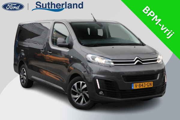 Citroën Jumpy 2.0 BlueHDI 120 Business XL DC S&S Zuid | Dubbele Cabine | Xenon | Stoelverwarming | Dodehoeksensoren | Trekhaak | Navigatie |
