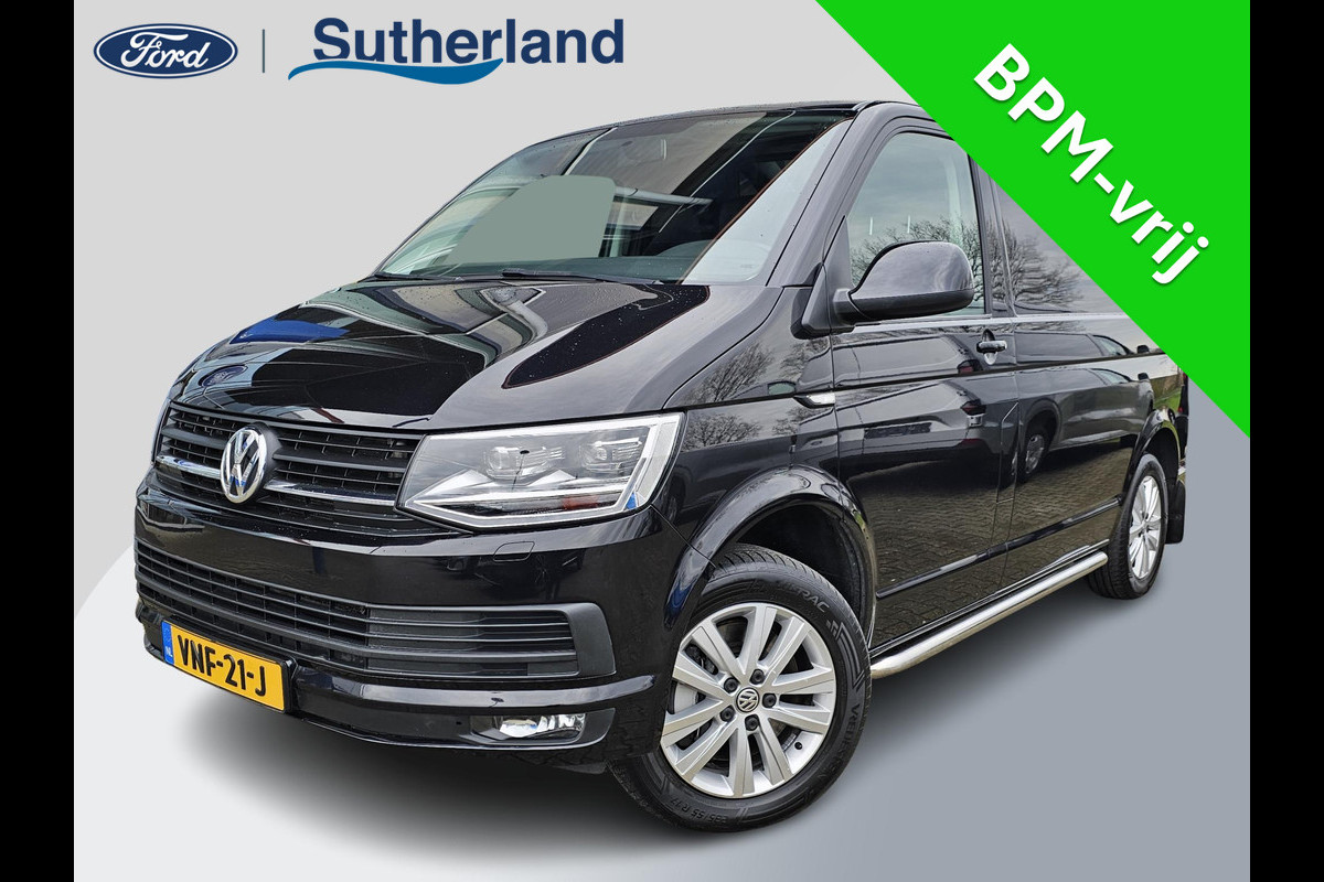 Volkswagen Transporter 2.0 TDI L1H1 | Highline | 204 pk ! Automaat | Trekhaak | Full led | Camera | Navigatie | Stuurwielbediening | Sidebars | Bijrijdersbank | Nette auto!