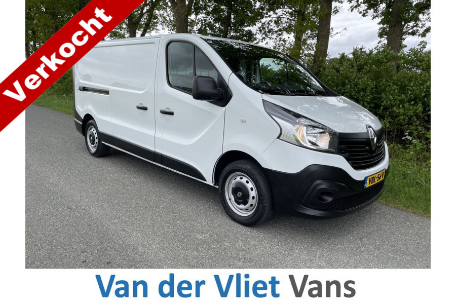 Renault Trafic 1.6 dCi E6 Comfort Lengte 2 3 Zits BPM Vrij! Lease €256 p/m, Laadbrug, Airco, Navi, PDC, Volledig onderhoudshistorie aanwezig