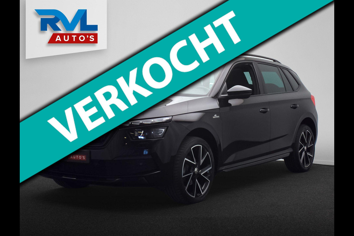 Škoda Kamiq 1.5 TSI ACT Monte Carlo Pano/dak Adaptieve/Cruise Camera Apple/Carplay