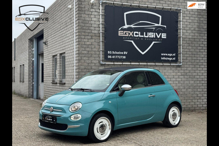 Fiat 500 1.2 Lounge Anniversary | Cabrio | Carplay