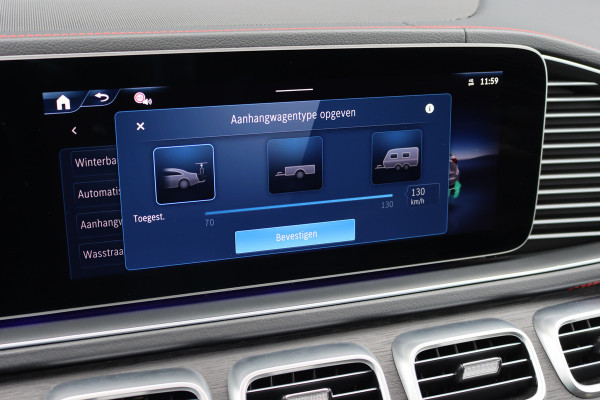 Mercedes-Benz GLE AMG 53 Hybrid 4MATIC+ | Luchtvering | Distronic | Memory | Trekhaak | Panoramadak | Burmester | Keyless Go | Schakelbare Uitlaat | Surround Camera |