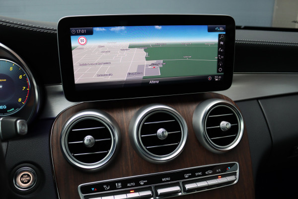 Mercedes-Benz C-Klasse Cabrio 200 AMG Line Premium+ | Luchtvering | Distronic+ | Burmester | Memory "| Airscarf | Leder | Keyless Go | Surround Camera | Rijassistentiepakket |