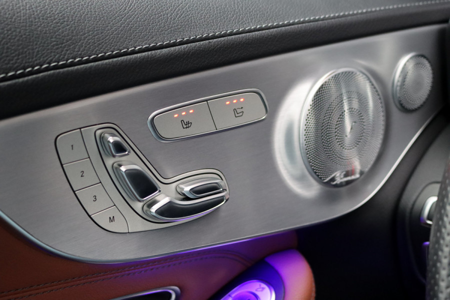 Mercedes-Benz C-Klasse Cabrio 200 AMG Line Premium+ | Luchtvering | Distronic+ | Burmester | Memory "| Airscarf | Leder | Keyless Go | Surround Camera | Rijassistentiepakket |