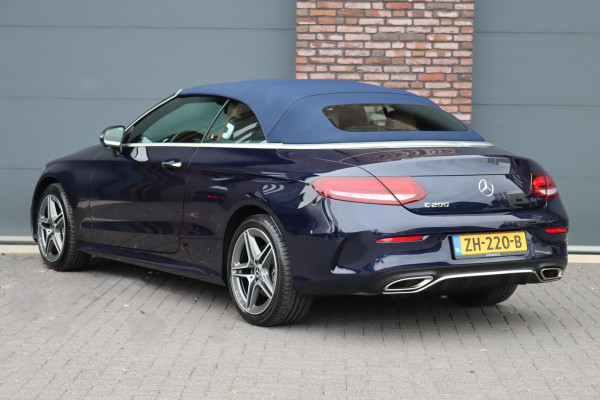Mercedes-Benz C-Klasse Cabrio 200 AMG Line Premium+ | Luchtvering | Distronic+ | Burmester | Memory "| Airscarf | Leder | Keyless Go | Surround Camera | Rijassistentiepakket |