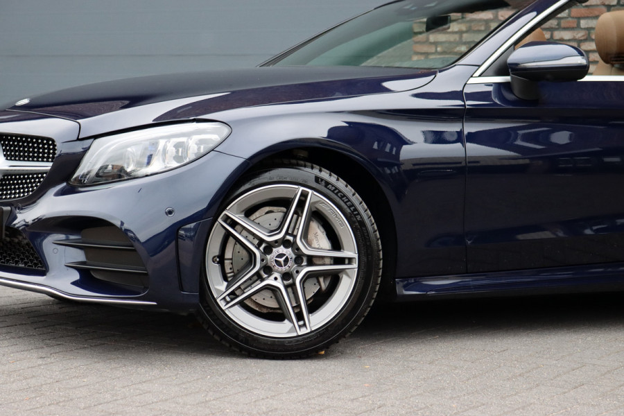 Mercedes-Benz C-Klasse Cabrio 200 AMG Line Premium+ | Luchtvering | Distronic+ | Burmester | Memory "| Airscarf | Leder | Keyless Go | Surround Camera | Rijassistentiepakket |