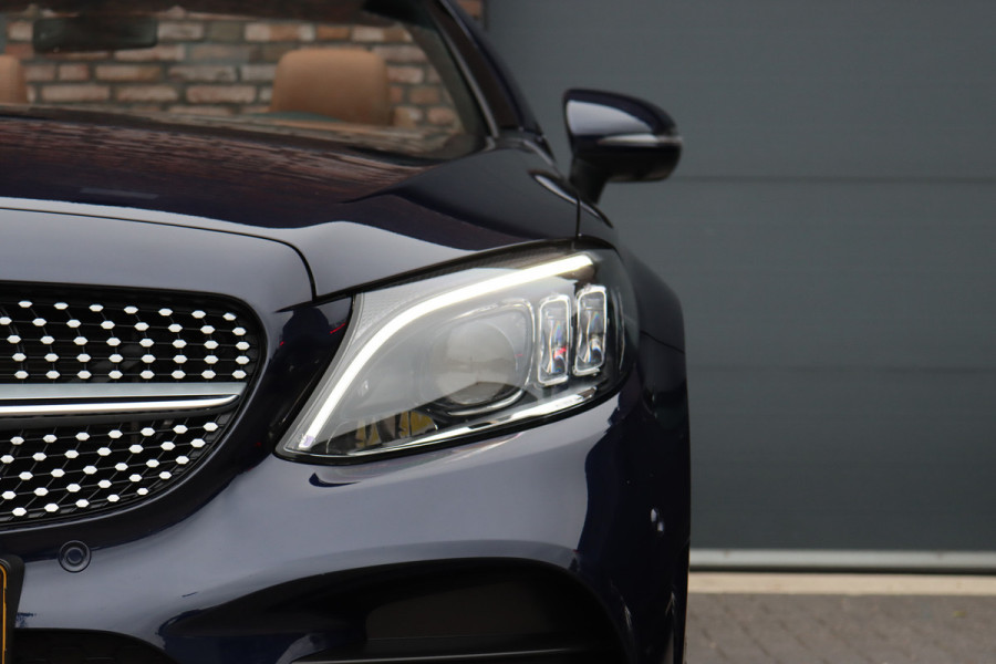 Mercedes-Benz C-Klasse Cabrio 200 AMG Line Premium+ | Luchtvering | Distronic+ | Burmester | Memory "| Airscarf | Leder | Keyless Go | Surround Camera | Rijassistentiepakket |