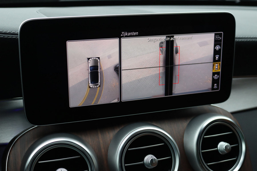 Mercedes-Benz C-Klasse Cabrio 200 AMG Line Premium+ | Luchtvering | Distronic+ | Burmester | Memory "| Airscarf | Leder | Keyless Go | Surround Camera | Rijassistentiepakket |