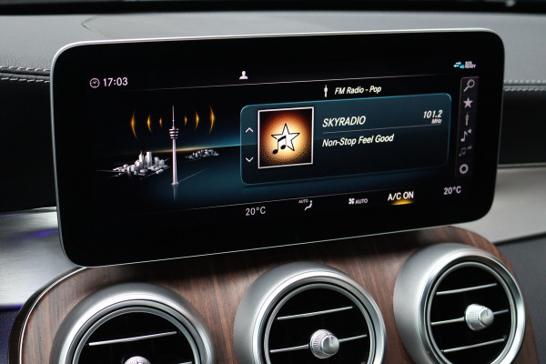 Mercedes-Benz C-Klasse Cabrio 200 AMG Line Premium+ | Luchtvering | Distronic+ | Burmester | Memory "| Airscarf | Leder | Keyless Go | Surround Camera | Rijassistentiepakket |