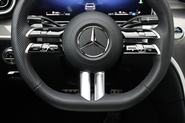 Mercedes-Benz C-Klasse 300 e AMG Line Aut9 | Panoramadak | Memory | Surround Camera | Leder | Trekhaak | Keyless Go | Nightpakket | High Perf. LED |