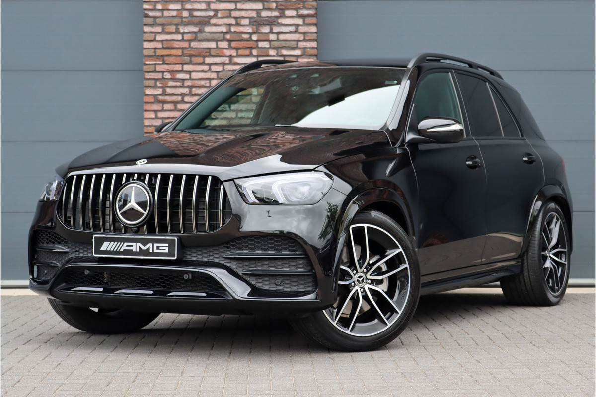 Mercedes-Benz GLE 580 V8 4-MATIC AMG Line Aut9, Luchtvering, Panoramadak, Surround Camera, Distronic+, Head-up Display, Night-pakket, Memory, Elek. Trekhaak, Nappa Leder, Etc,