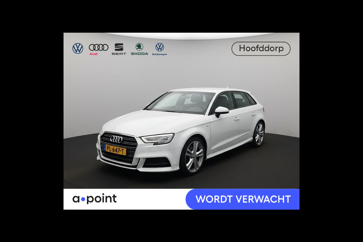 Audi A3 Sportback 1.0 TFSI Sport S Line Edition 115pk 6bak| 18'LM-velgen| Navi| Parksensors| LED|
