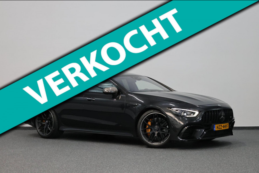 Mercedes-Benz AMG GT 4-Door Coupe AMG 63 S 4MATIC+ 639+PK FULL CARBON/KERAMISCH/KUIP/SCHUIFDAK/SOFT/21"/360/ACC/12 MDN GARANTIE!