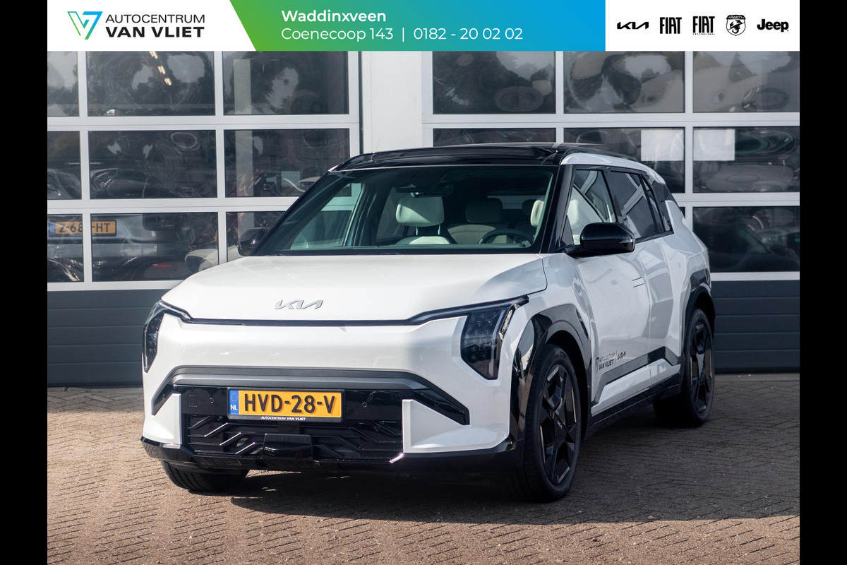 Kia EV3 GT-Line 81.4 kWh l Long range l Schuif kantel dak l Stoel / Stuurwielverwarming l Navigatie l Direct beschikbaar
