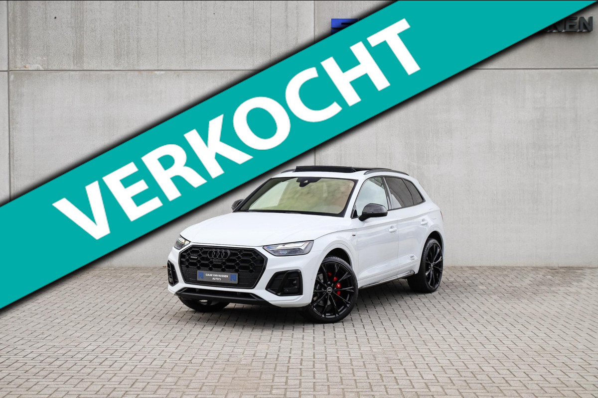 Audi Q5 50TFSI e Quattro Competition Pro Line S S-Line 299pk Automaat! 1e|Panoramadak|Virtual Cockpit|LED Matrix|360 Camera|Black