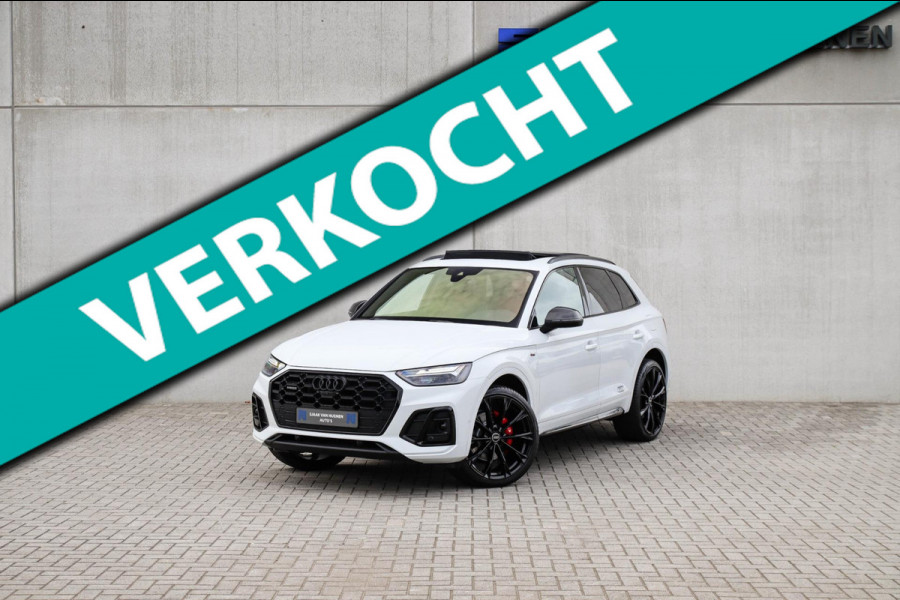 Audi Q5 50TFSI e Quattro Competition Pro Line S S-Line 299pk Automaat! 1e|Panoramadak|Virtual Cockpit|LED Matrix|360 Camera|Black