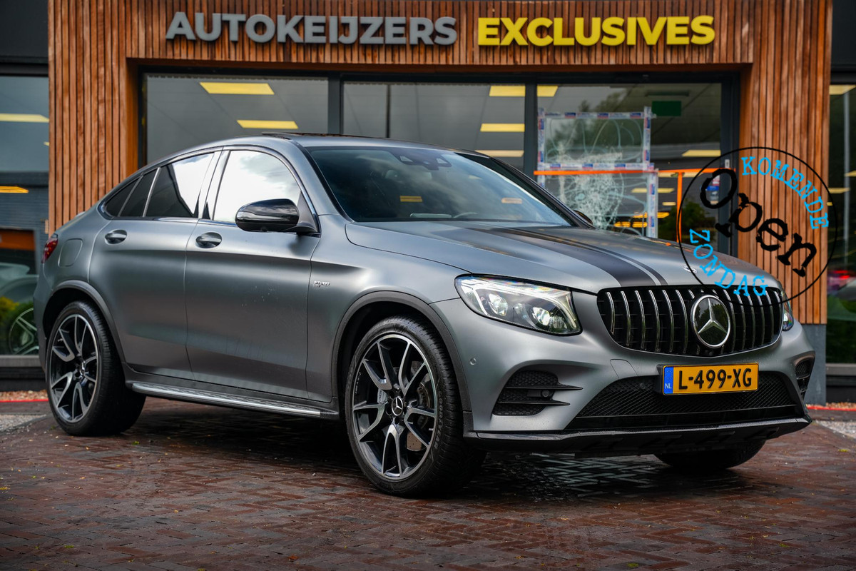 Mercedes-Benz GLC Coupé AMG 43 4MATIC Schuifdak Burmester HUD Keyless Carbon Trekhaak 21''LM