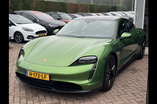 Porsche Taycan 4S Performance 84 kWh / SoH 93% / Panoramadak / 360Camera / Achterasbesturing / Bose / Keyless / Sportchrono / InnoDrive / 20'' / Stoelventilatie / Stoelverwarming / Warmtepomp