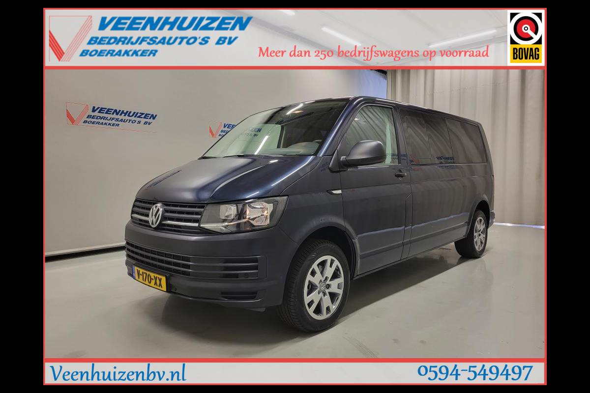 Volkswagen Transporter 2.0TDI 150pk L2/H1 Dubbele Cabine Automaat Euro 6!
