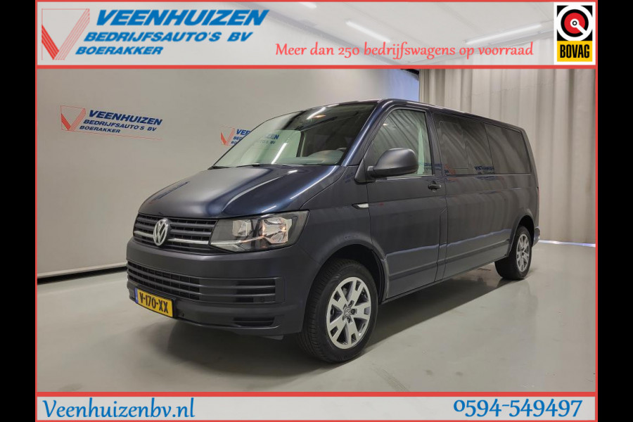 Volkswagen Transporter 2.0TDI 150pk L2/H1 Dubbele Cabine Automaat Euro 6!