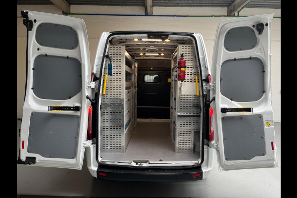 Ford Transit Custom SERVICEWAGEN LANG/ HOOG 320 2.0 TDCI EURO6 L2H2 3ZITS, TREND, SORTIMO INRICHTING ,V230 OMVORMER, RIJKLAARPRIJS