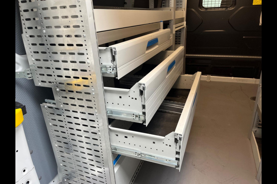 Ford Transit Custom SERVICEWAGEN LANG/ HOOG 320 2.0 TDCI EURO6 L2H2 3ZITS, TREND, SORTIMO INRICHTING ,V230 OMVORMER, RIJKLAARPRIJS