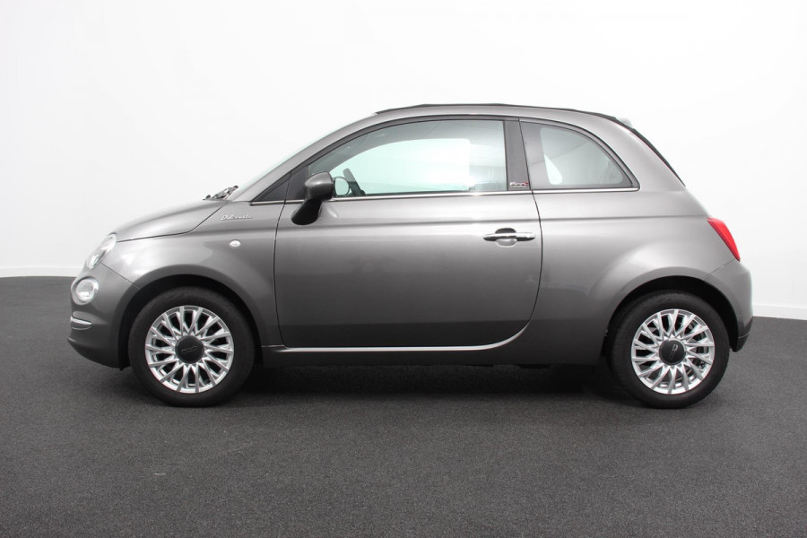 Fiat 500C 1.0 Hybrid Dolcevita Lederen Bekleding Cruise Control Climate Control  Parkeersensoren Achter DAB Lichtmetalen Velgen