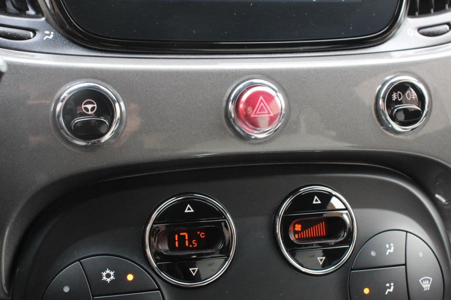 Fiat 500C 1.0 Hybrid Dolcevita Lederen Bekleding Cruise Control Climate Control  Parkeersensoren Achter DAB Lichtmetalen Velgen