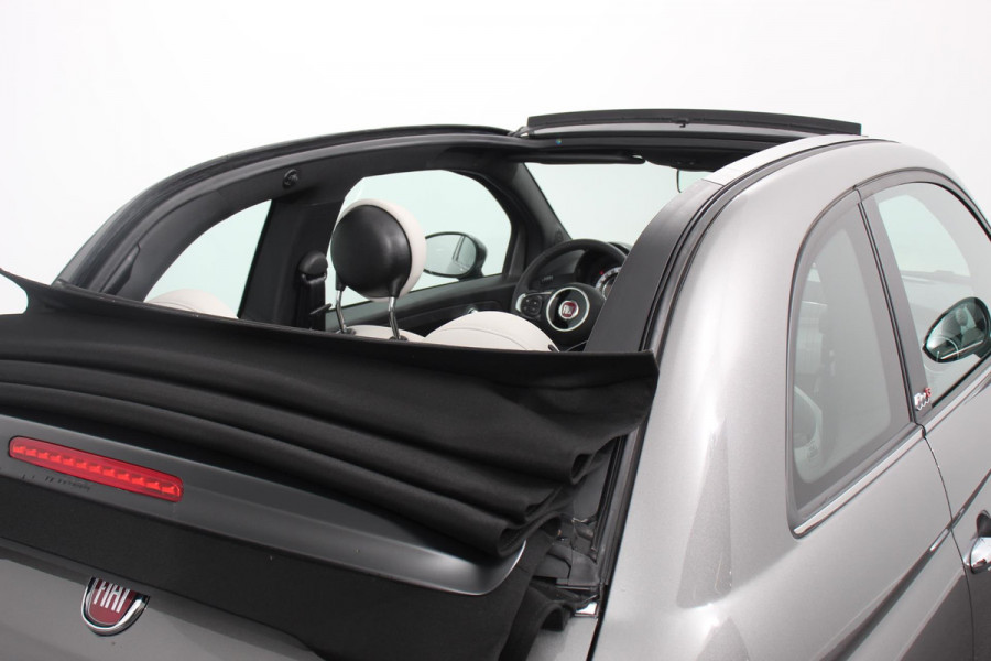 Fiat 500C 1.0 Hybrid Dolcevita Lederen Bekleding Cruise Control Climate Control  Parkeersensoren Achter DAB Lichtmetalen Velgen