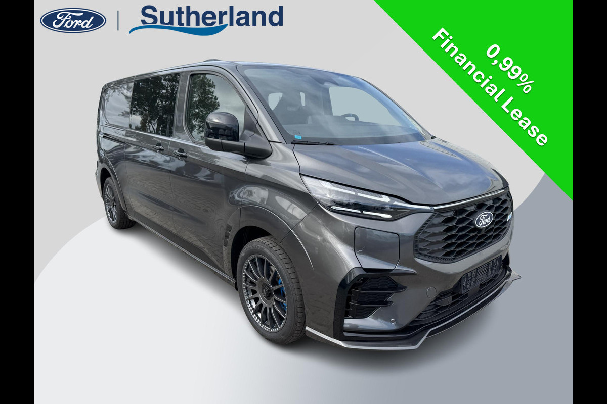 Ford Transit Custom 320 2.5 PHEV L2H1 MS-RT DC 233pk | | Dubbele Cabine | Dubbele zijschuifdeur | Inklapbare trekhaak | Navigatie systeem | Adaptieve LED koplampen met verblindingsvrij grootlicht | Bekleding zijwand en achterdeuren (volledig)