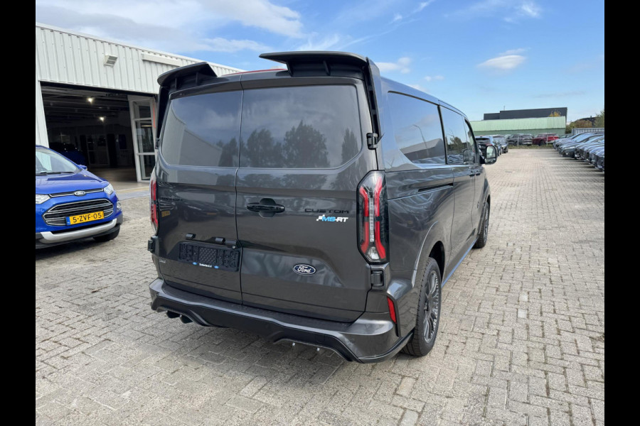 Ford Transit Custom 320 2.5 PHEV L2H1 MS-RT DC 233pk | | Dubbele Cabine | Dubbele zijschuifdeur | Inklapbare trekhaak | Navigatie systeem | Adaptieve LED koplampen met verblindingsvrij grootlicht | Bekleding zijwand en achterdeuren (volledig)