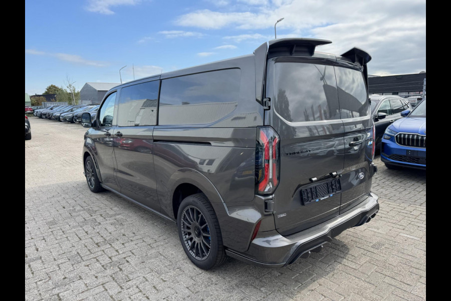 Ford Transit Custom 320 2.5 PHEV L2H1 MS-RT DC 233pk | | Dubbele Cabine | Dubbele zijschuifdeur | Inklapbare trekhaak | Navigatie systeem | Adaptieve LED koplampen met verblindingsvrij grootlicht | Bekleding zijwand en achterdeuren (volledig)