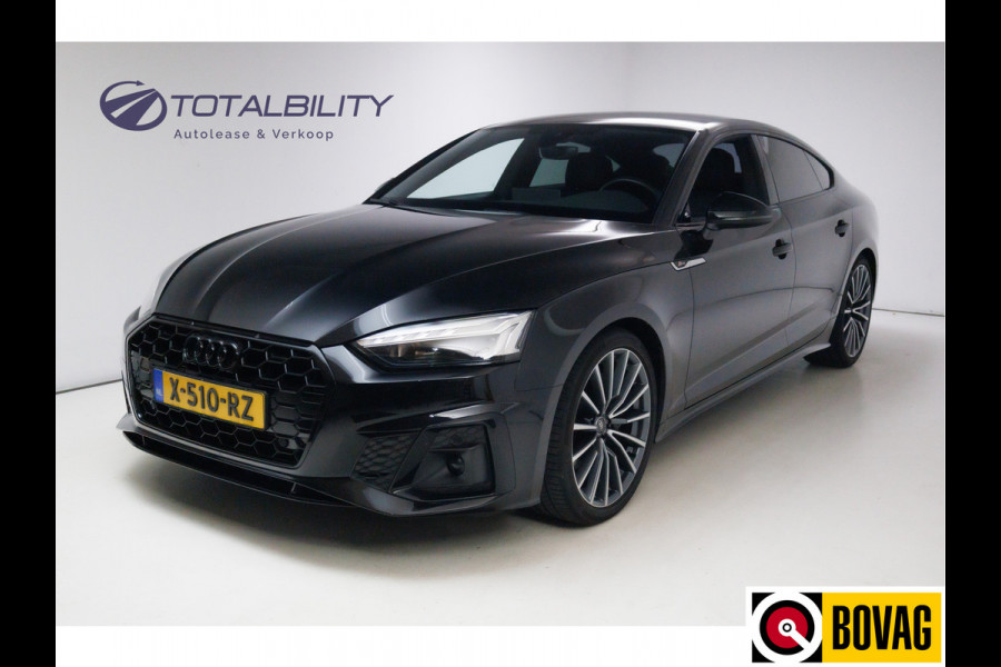 Audi A5 Sportback 40 TFSI 2x S-Line 204 PK | Navigatie | App. connect | Elc. achterklep | Stoelverwarming | Adaptieve cruise control, 19" LMV, Draadloze tel. lader, Extra getiunt glas