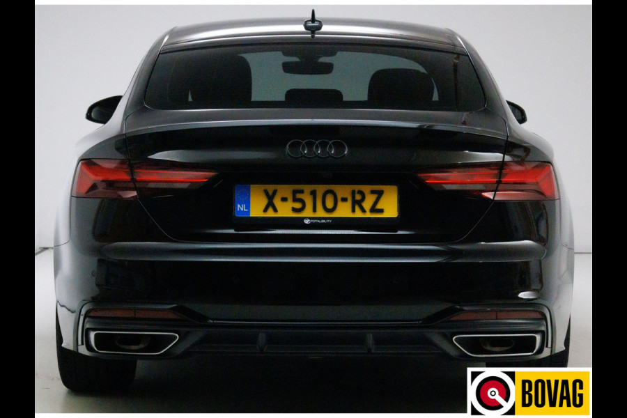 Audi A5 Sportback 40 TFSI 2x S-Line 204 PK | Navigatie | App. connect | Elc. achterklep | Stoelverwarming | Adaptieve cruise control, 19" LMV, Draadloze tel. lader, Extra getiunt glas