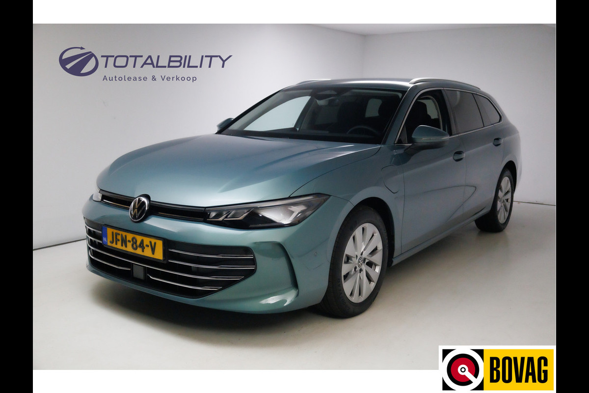 Volkswagen Passat Variant 1.5 eHybrid Business 204 PK | Facelift | Travel assist | Stoel &stuurverw. | Elec. klep | Ergo Active stoel met massage, Adaptieve cruise, Camera, Sfeerverlichting