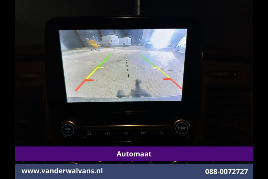 Ford Transit Custom 2.0 TDCI 130pk Automaat L2H1 Euro6 Airco | 2x Zijdeur | Trekhaak | Dakdragers | Camera | Navigatie LED, Cruisecontrol, Android Auto, Stoelverwarming, Verwarmde voorruit, Parkeersensoren
