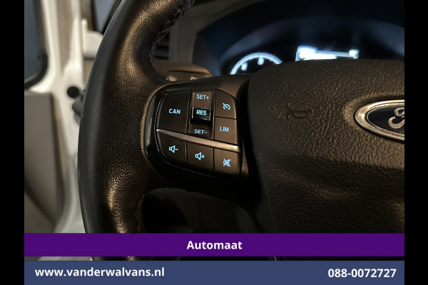 Ford Transit Custom 2.0 TDCI 130pk Automaat L2H1 Euro6 Airco | 2x Zijdeur | Trekhaak | Dakdragers | Camera | Navigatie LED, Cruisecontrol, Android Auto, Stoelverwarming, Verwarmde voorruit, Parkeersensoren