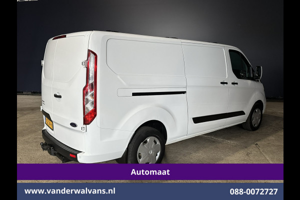 Ford Transit Custom 2.0 TDCI 130pk Automaat L2H1 Euro6 Airco | 2x Zijdeur | Trekhaak | Dakdragers | Camera | Navigatie LED, Cruisecontrol, Android Auto, Stoelverwarming, Verwarmde voorruit, Parkeersensoren