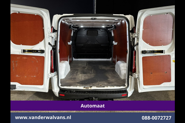 Ford Transit Custom 2.0 TDCI 130pk Automaat L2H1 Euro6 Airco | 2x Zijdeur | Trekhaak | Dakdragers | Camera | Navigatie LED, Cruisecontrol, Android Auto, Stoelverwarming, Verwarmde voorruit, Parkeersensoren