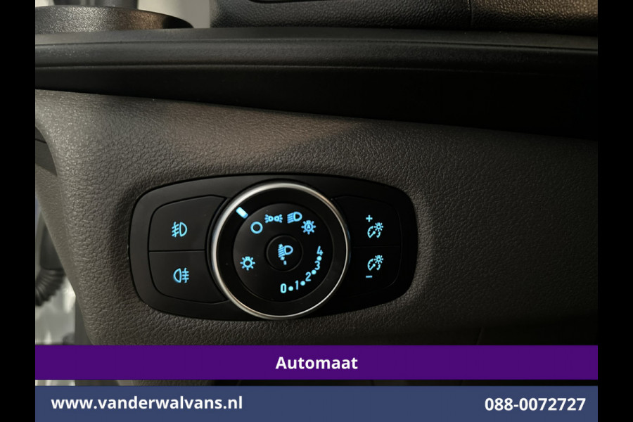 Ford Transit Custom 2.0 TDCI 130pk Automaat L2H1 Euro6 Airco | 2x Zijdeur | Trekhaak | Dakdragers | Camera | Navigatie LED, Cruisecontrol, Android Auto, Stoelverwarming, Verwarmde voorruit, Parkeersensoren