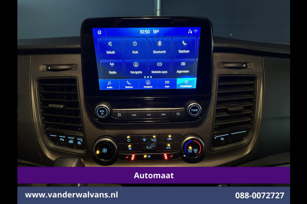 Ford Transit Custom 2.0 TDCI 130pk Automaat L2H1 Euro6 Airco | 2x Zijdeur | Trekhaak | Dakdragers | Camera | Navigatie LED, Cruisecontrol, Android Auto, Stoelverwarming, Verwarmde voorruit, Parkeersensoren