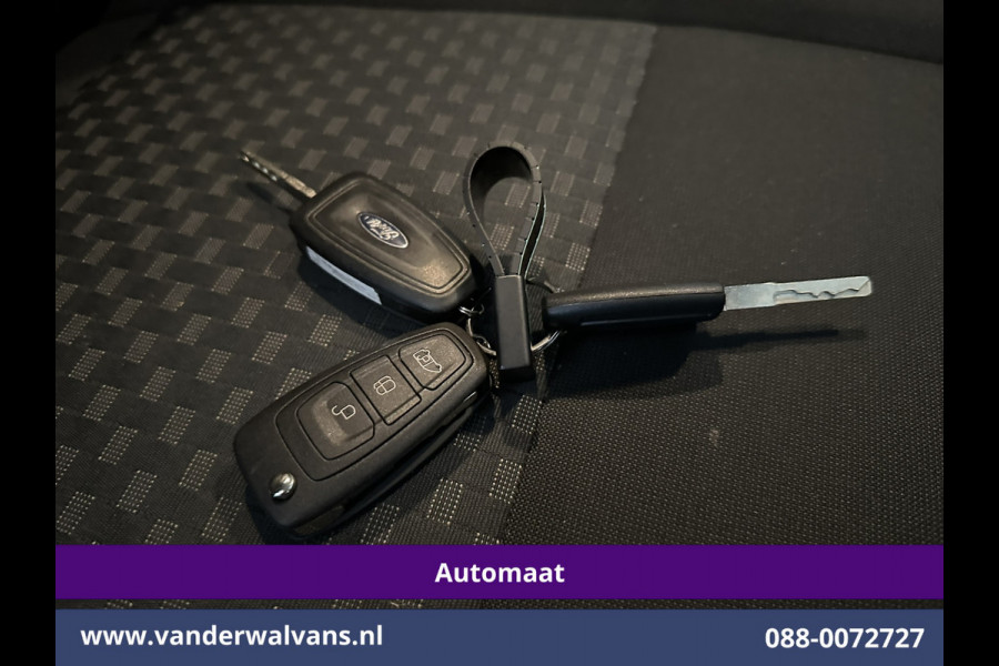 Ford Transit Custom 2.0 TDCI 130pk Automaat L2H1 Euro6 Airco | 2x Zijdeur | Trekhaak | Dakdragers | Camera | Navigatie LED, Cruisecontrol, Android Auto, Stoelverwarming, Verwarmde voorruit, Parkeersensoren