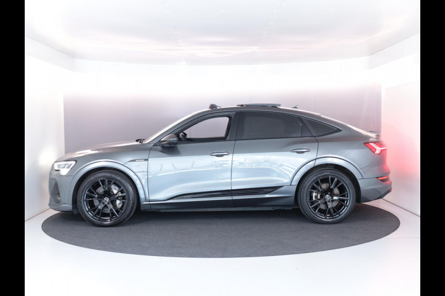 Audi e-tron Sportback 55 quattro S edition 95 kWh 408pk | Panoramadak | Afneembare trekhaak | Matrix Led koplampen | Parkeer camera achter